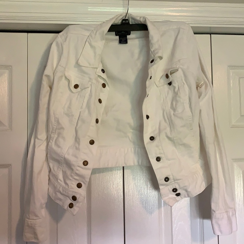 White Jean Jacket